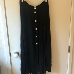 Long Aritzia Skirt with Buttons on the Front
